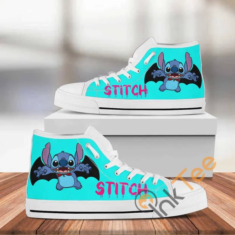 Stitch Disney Custom Pattern Movie No 321 High Top Shoes