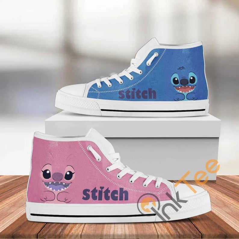 Stitch Disney Custom Pattern Movie No 322 High Top Shoes