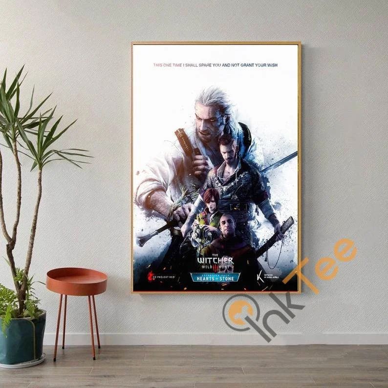 The Witcher 3 Game Retro Film Sku1975 Poster