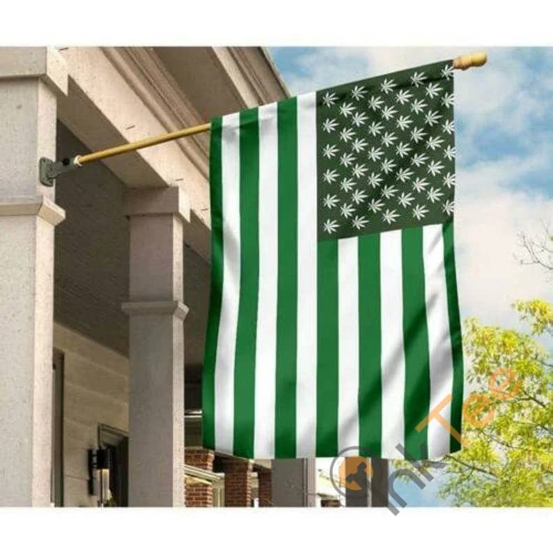 Green Weed Sku 0305 House Flag