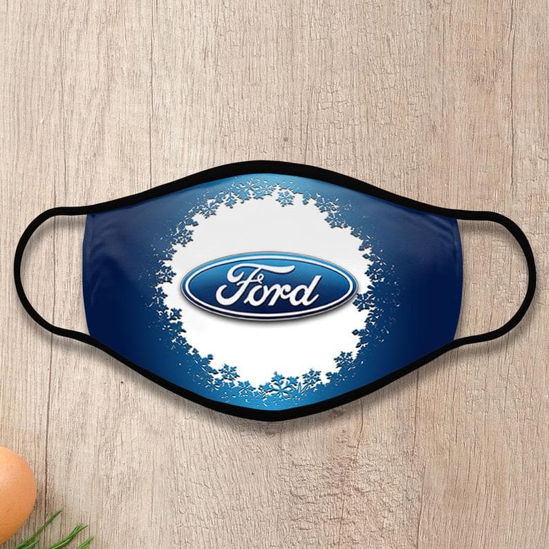 Ford Christmas Car Lovers Unisex Reusable Face Mask
