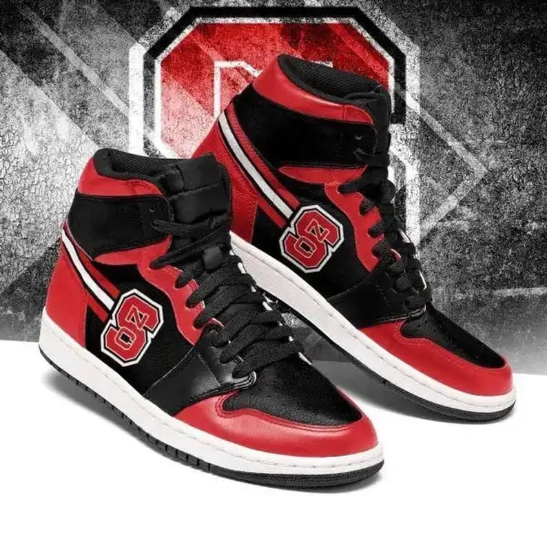 Nc State Wolfpack Ncaa Team Sneakers Perfect Gift For Fans Air Jordan Shoes