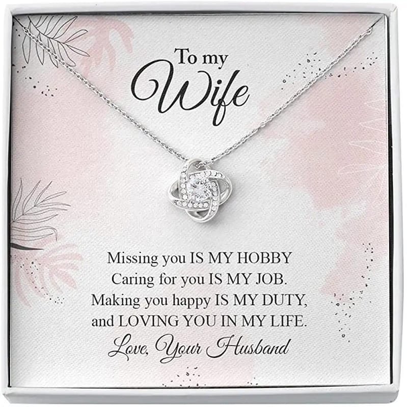 Necklace Jewelry For Women Knot Love Personalized Gifts