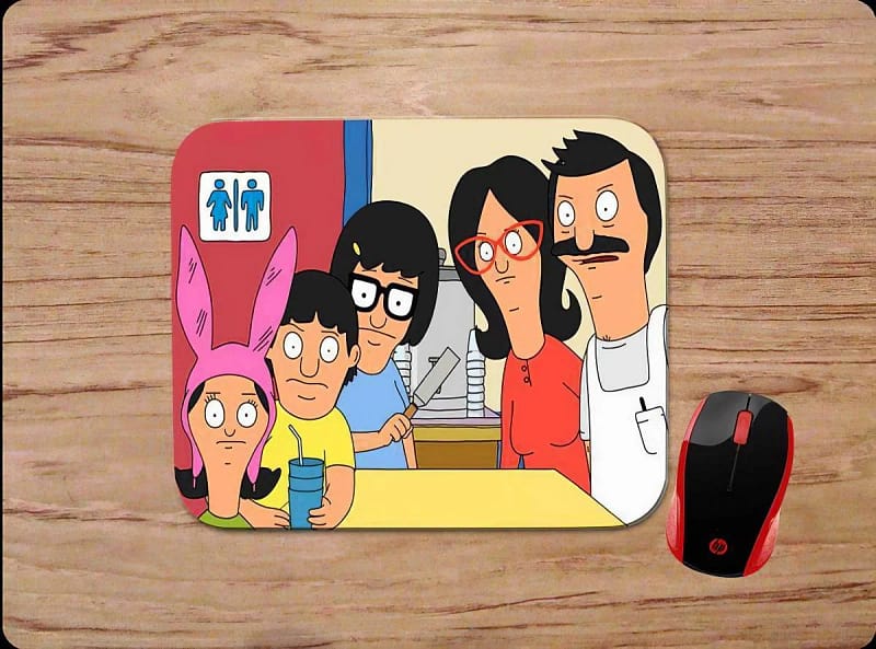 Bob's Burgers Characters Inspired 14 Mouse Pads