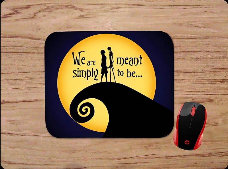 Jack Skellington & Sally Meant To Be School Mouse Pads