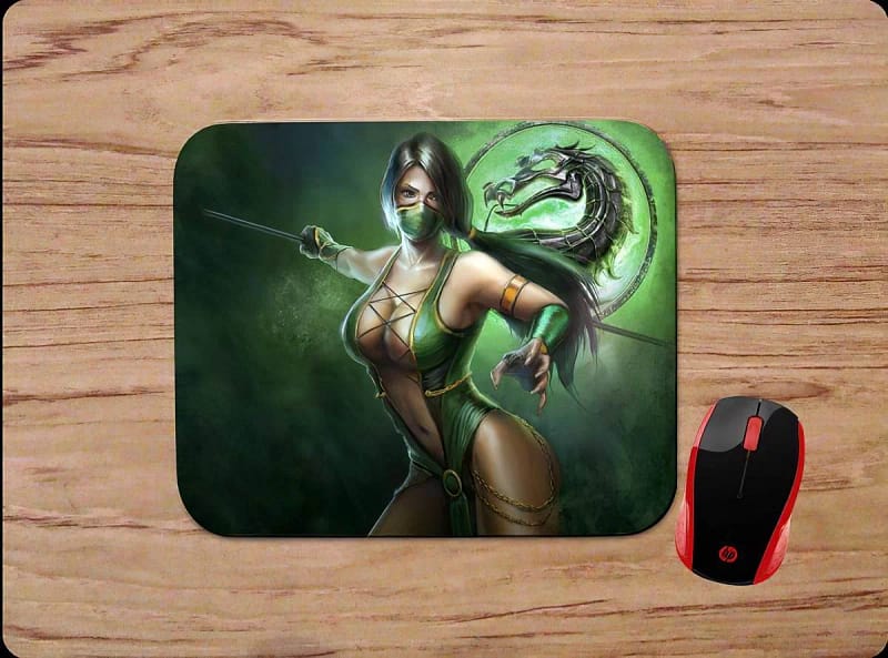 Mortal Kombat Character Jade Art Pc Gaming Mouse Pads