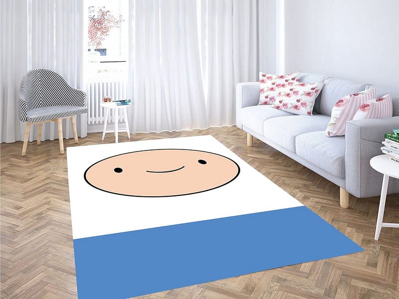 Adventure Time Finn Living Room Modern Carpet Rug