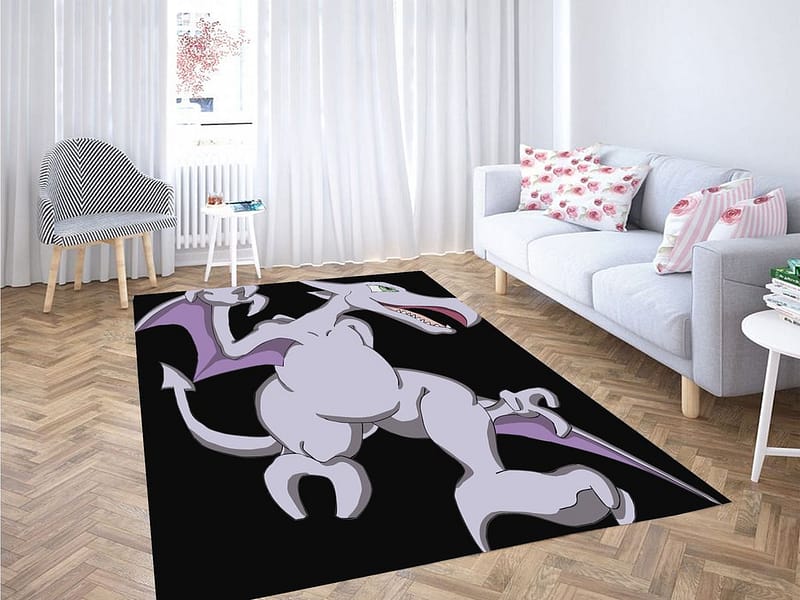 Aerodactyl Pokemon Living Room Modern Carpet Rug