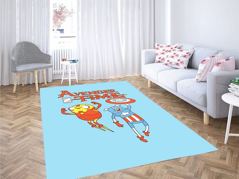 Avenger Time Adventure Time Living Room Modern Carpet Rug