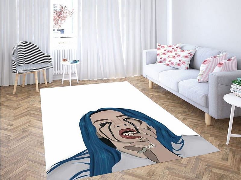 Billie Eilish Living Room Modern Carpet Rug