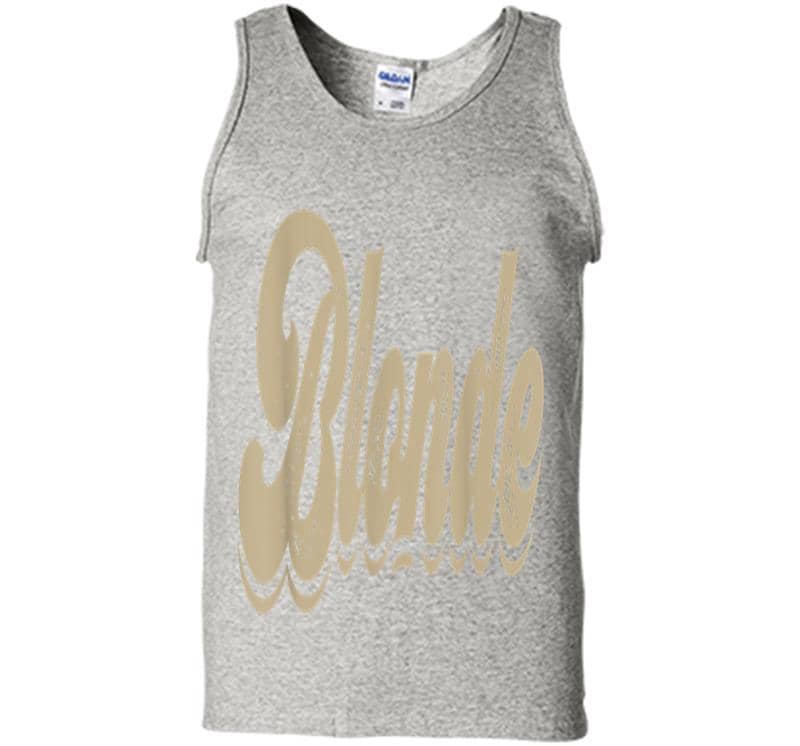Blonde Hair Color Babe Mens Tank Top