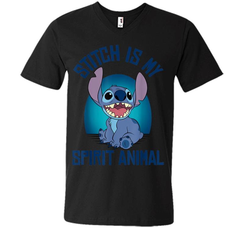 Disney Lilo Stitch Spirit Animal Stitch V-neck T-shirt