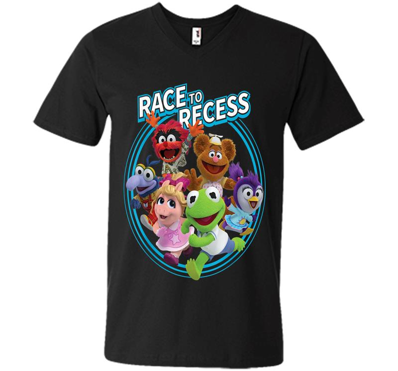 Disney Muppet Babies Race To Recess V-neck T-shirt