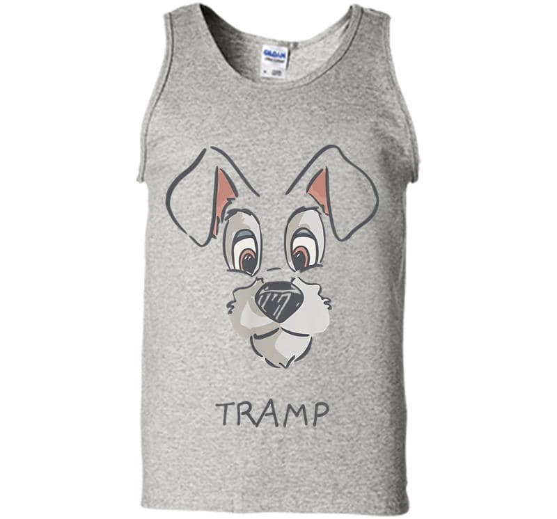 Disney Tramp Drawing Lady And The Tramp Costume Mens Tank Top