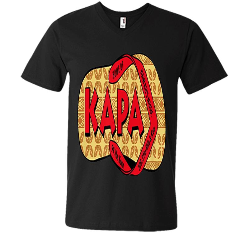 Kapa Hawaiian Fm Official Logowear V-neck T-shirt