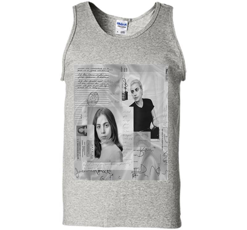 Lady Gaga Official Joanne White Photo Mens Tank Top