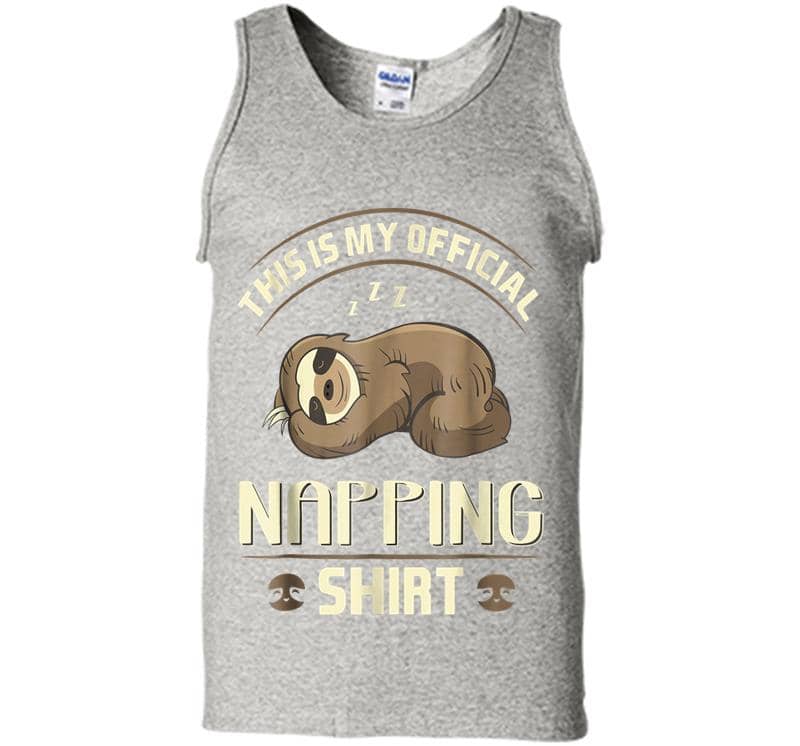 Lazy Baby Sloth Official Napping Mens Tank Top