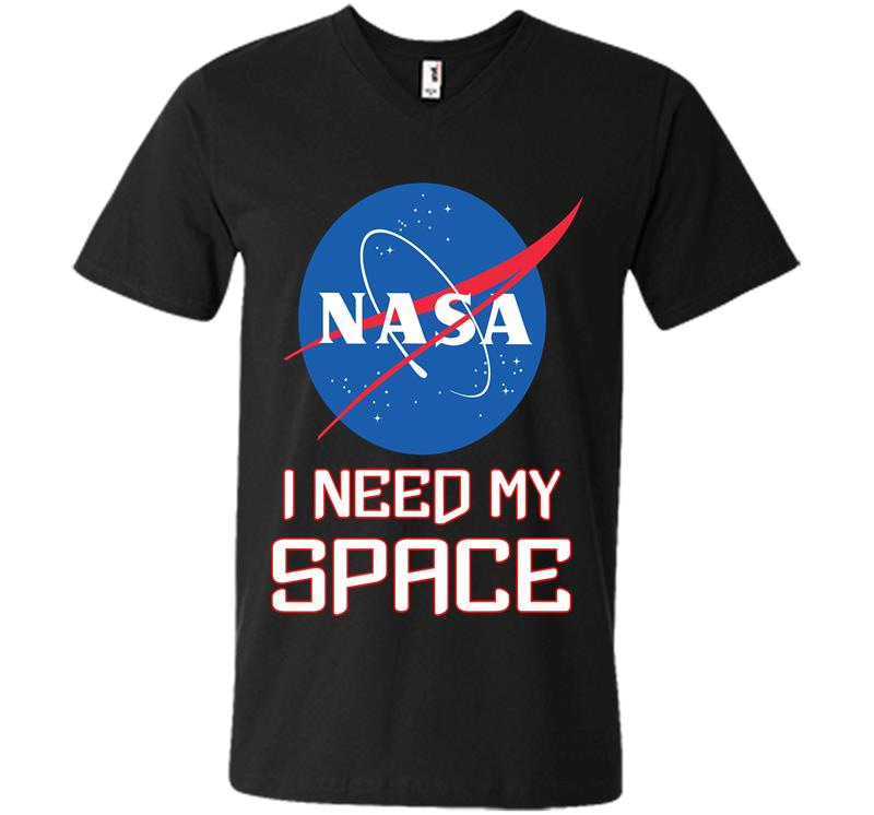 Nasa Logo I Need My Space V-neck T-shirt