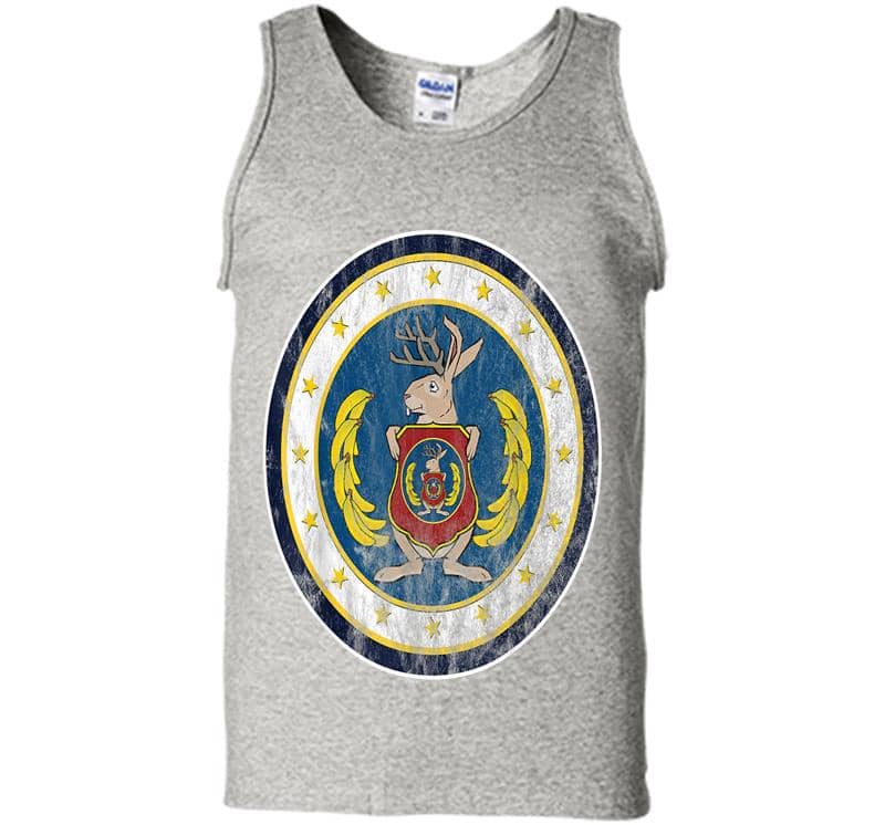 Odd Squad Official Seal Distressed Style Mens Tank Top