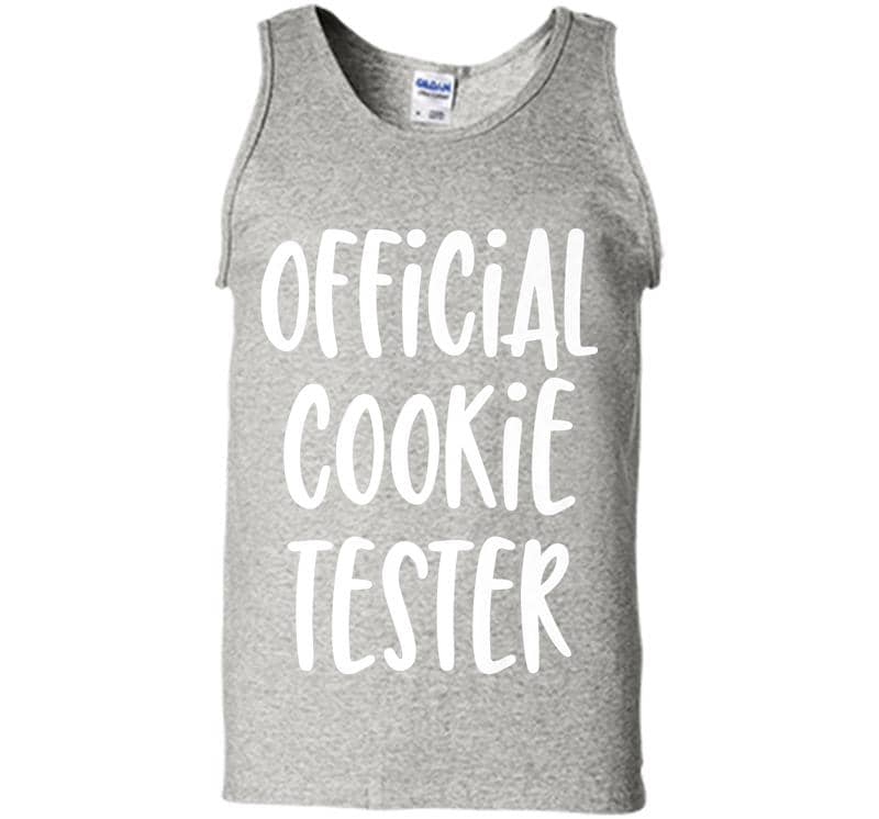 Official Cookie Tester - Funny Quote Premium Mens Tank Top