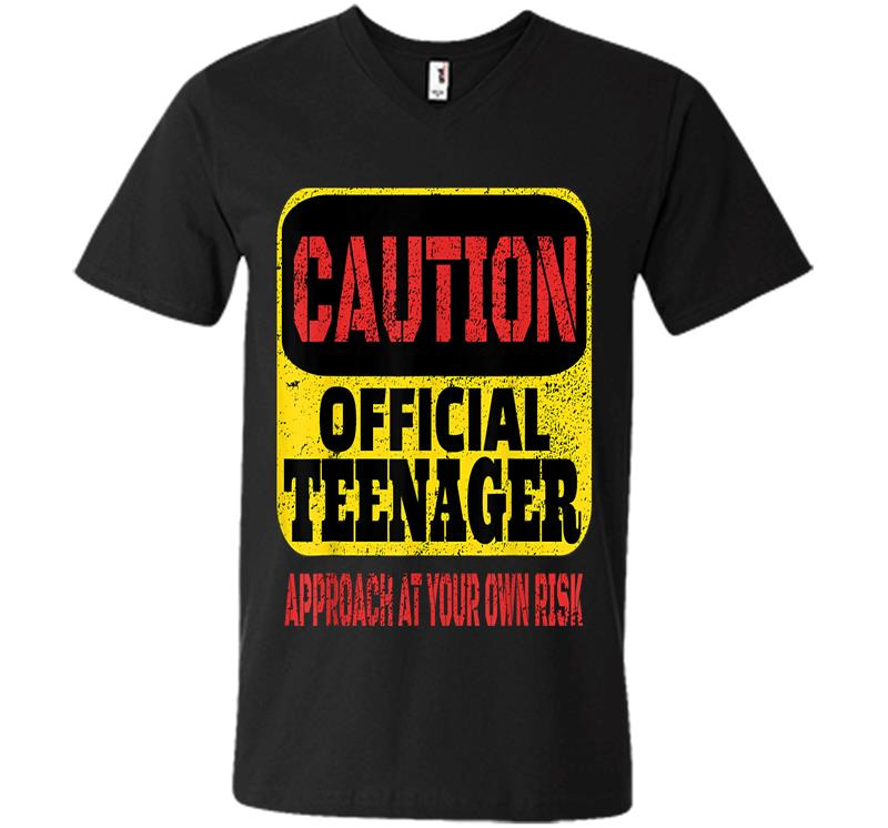 Officially A Nager - 13th Birthday V-neck T-shirt