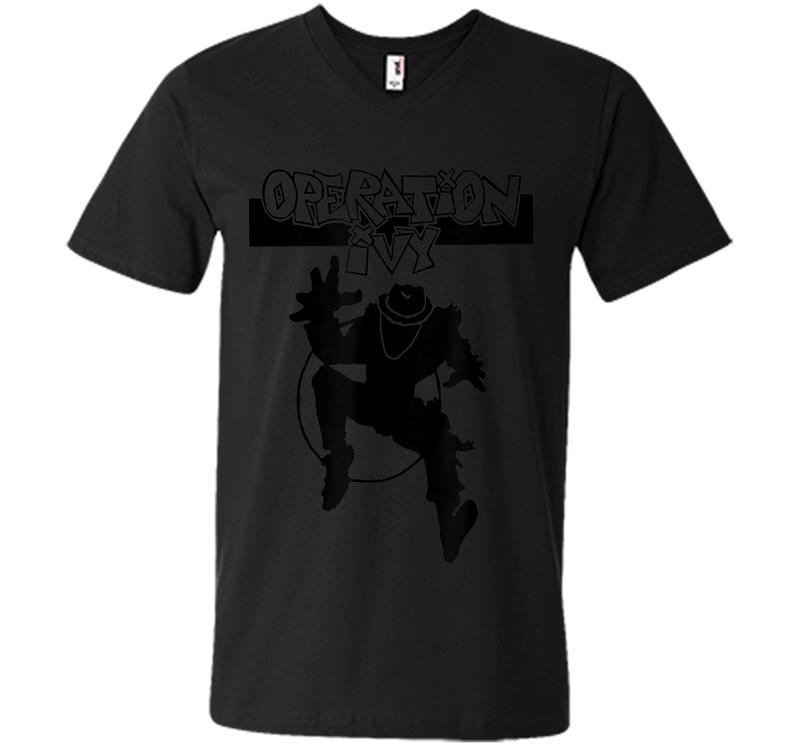 Operation Ivy Ska Man Logo - Official Merch V-neck T-shirt