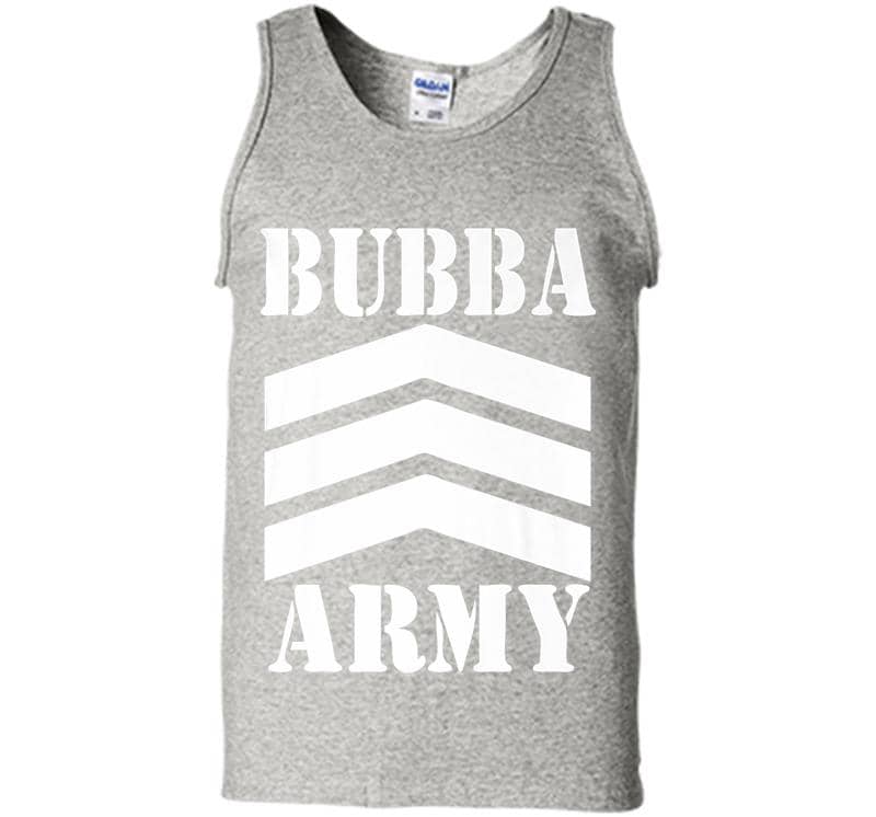 Original Bubba Army Logo (wht) - Official Bubba Army Design Premium Mens Tank Top