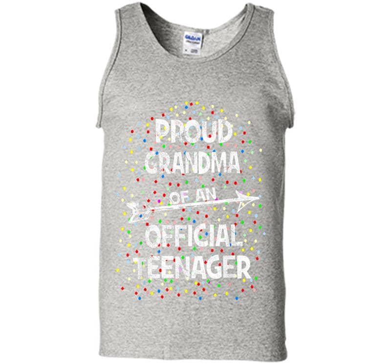 Proud Grandma Of An Official Nager, 13th B-day Party Mens Tank Top