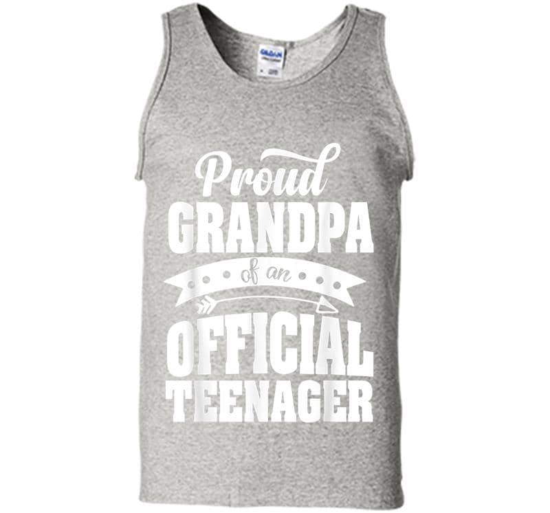 Proud Grandpa Of An Official Nager 13th Birthday Party Mens Tank Top