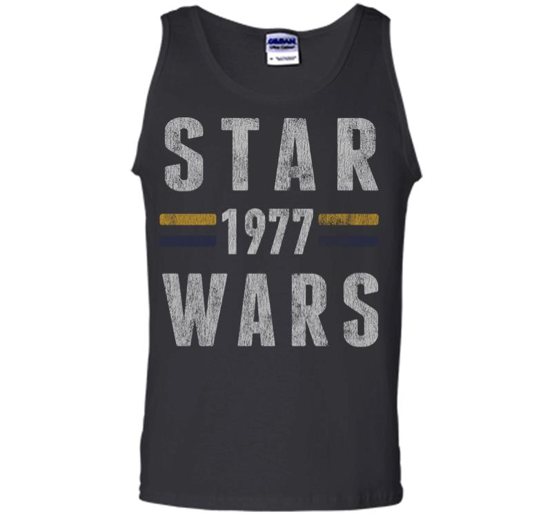 Star Wars 1977 Vintage Collegiate Retro Men Tank Top