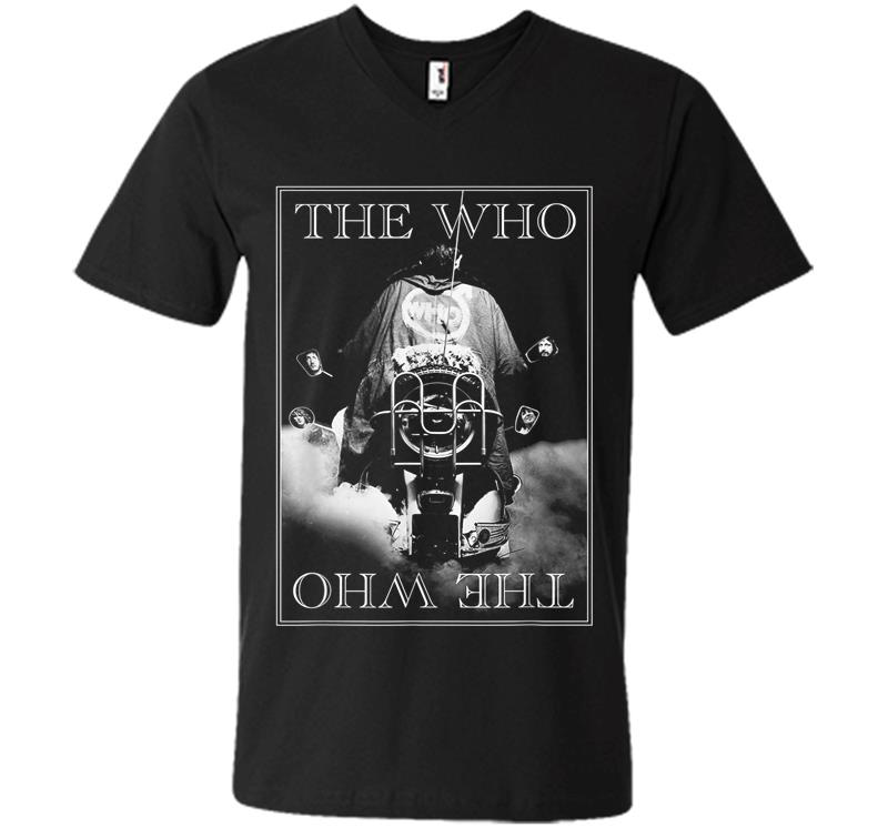 The Who Official Quadrophenia Bike V-neck T-shirt