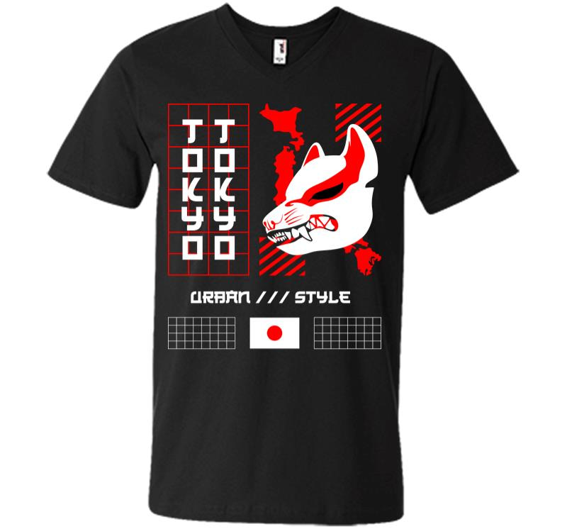 Tokyo Urban Style V-neck T-shirt