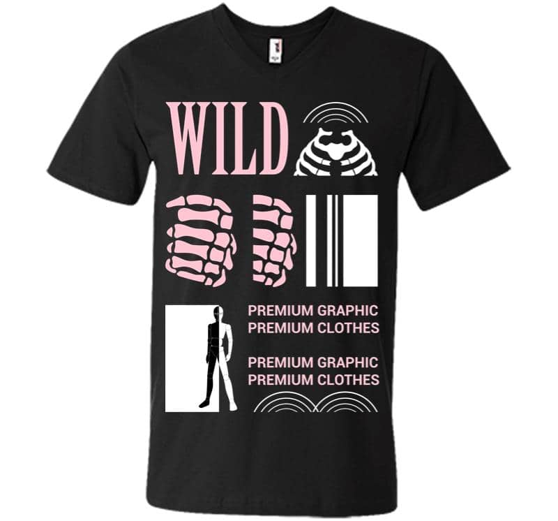 Wild V-neck T-shirt