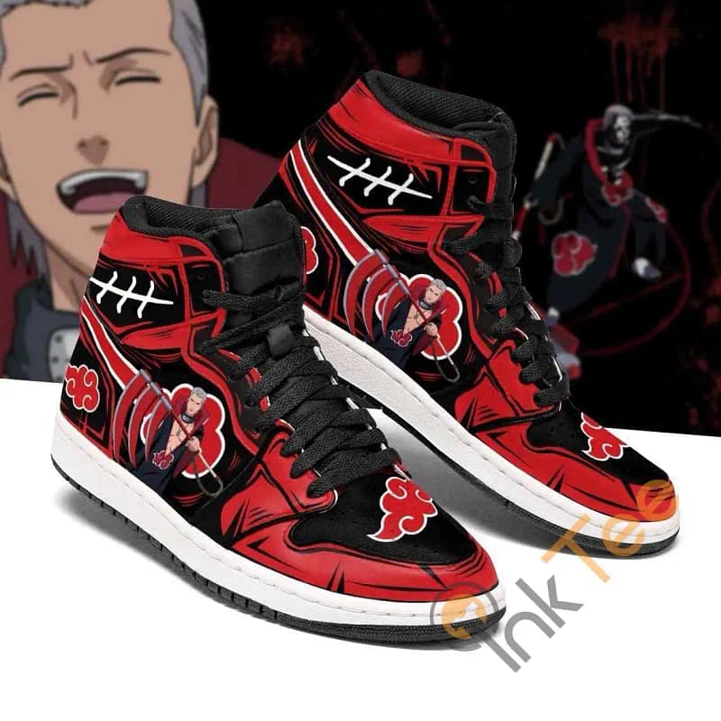 Akatsuki Hidan Naruto Sneakers Anime Air Jordan Shoes
