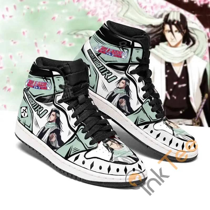Bleach Byakuya Bleach Sneakers Anime Air Jordan Shoes