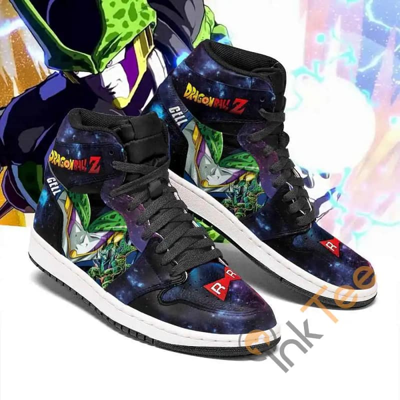 Cell Galaxy Dragon Ball Z Sneakers Anime Air Jordan Shoes