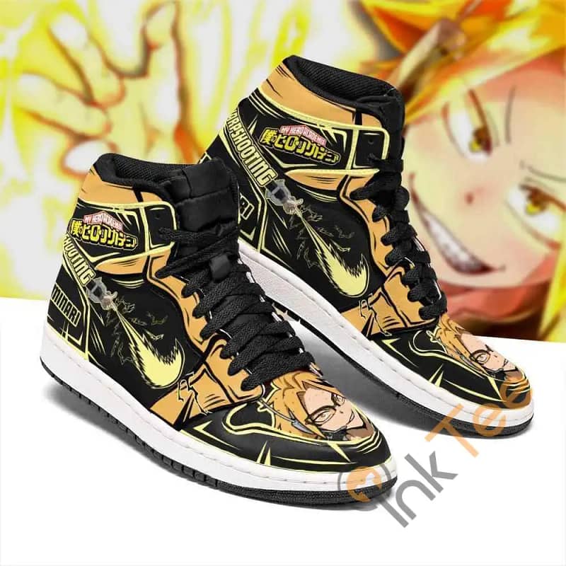 Denki Kaminari Skill My Hero Academia Sneakers Anime Air Jordan Shoes