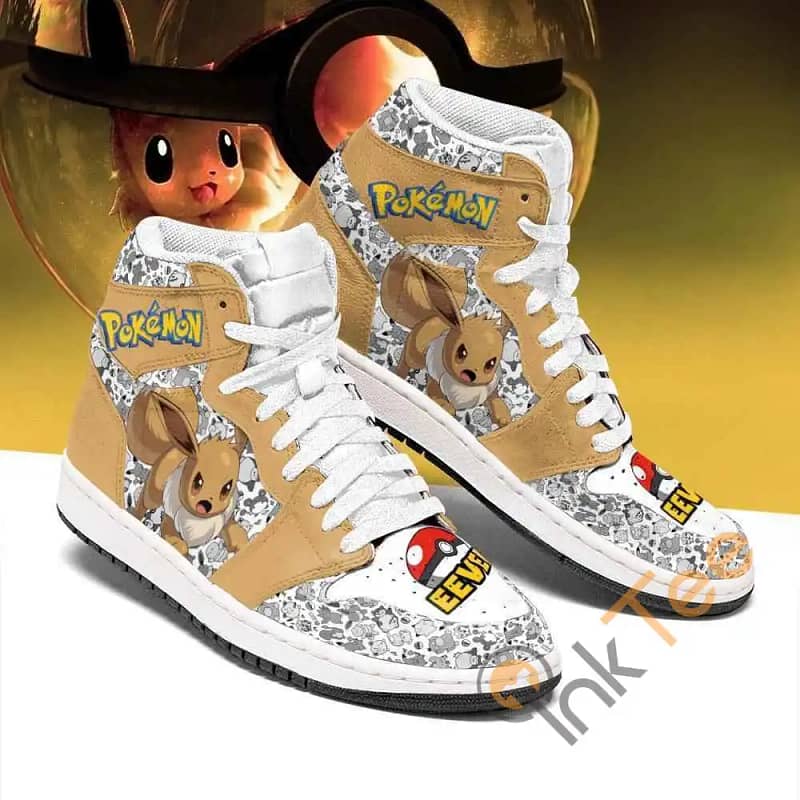 Eevee Pokemon Sneakers Air Jordan Shoes