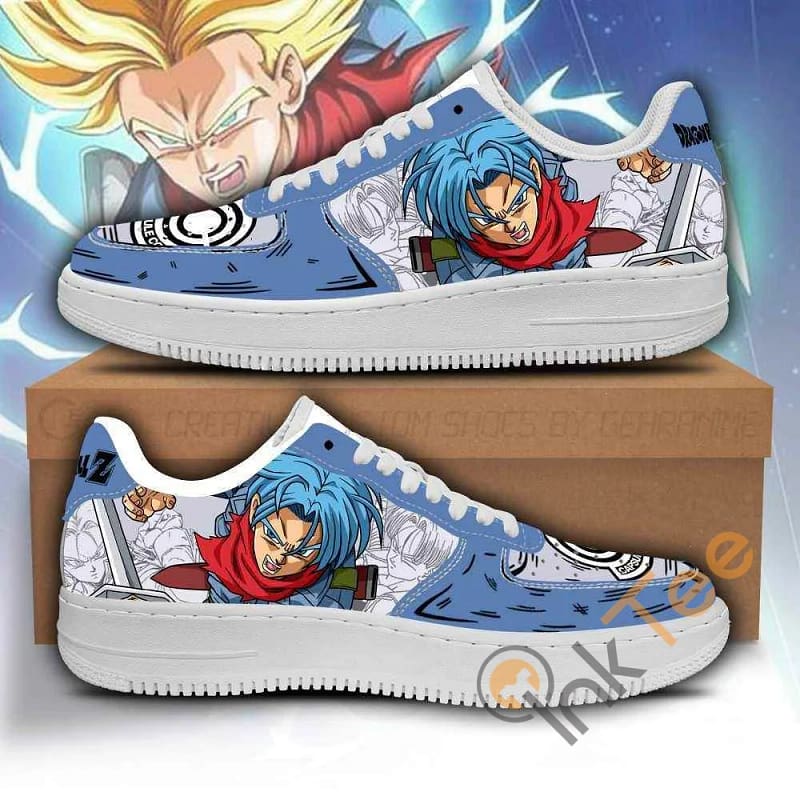 Future Trunks Custom Dragon Ball Anime Nike Air Force Shoes