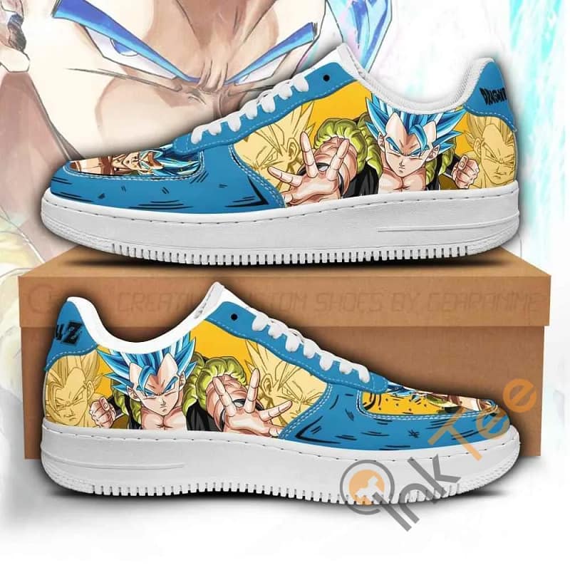 Gogeta Custom Dragon Ball Anime Nike Air Force Shoes