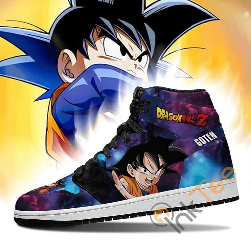 Goten Galaxy Dragon Ball Z Sneakers Anime Air Jordan Shoes