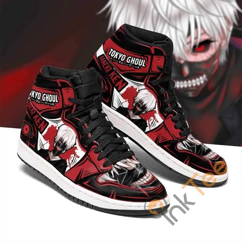Ken Kaneki Custom Tokyo Ghoul Sneakers Anime Air Jordan Shoes