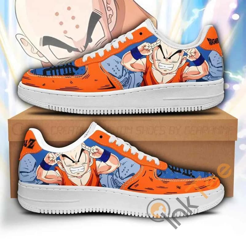 Krillin Custom Dragon Ball Anime Nike Air Force Shoes