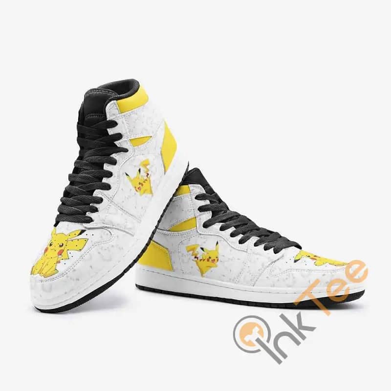 Pikachu V2 Pok�mon Custom Air Jordan Shoes