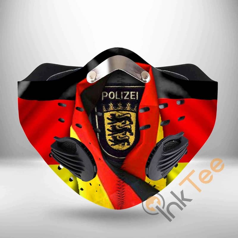 Baden W?ttemberg Police Filter Activated Carbon Pm 2.5 Face Mask