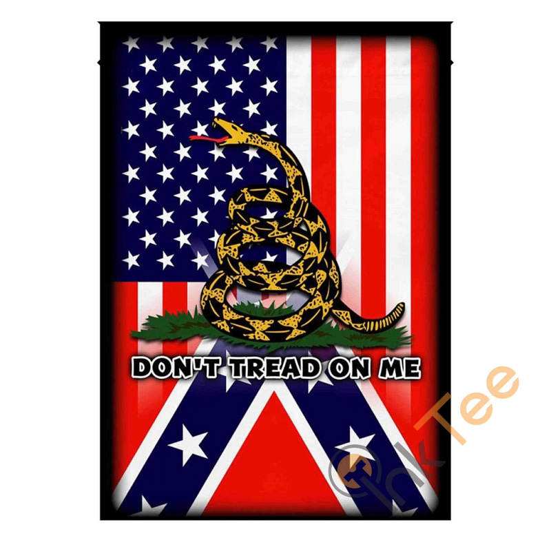 Don�t Tread On Me Confederate Blended With Gadsden Garden Flag