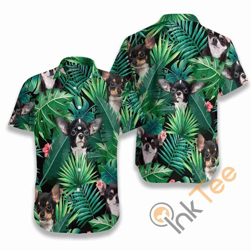 Tropical Chihuahua Hawaiian shirts
