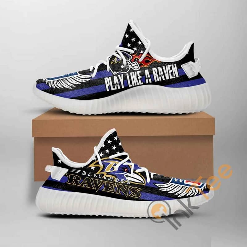 Baltimore Ravens Play A Raven Nfl Amazon Best Selling Yeezy Boost