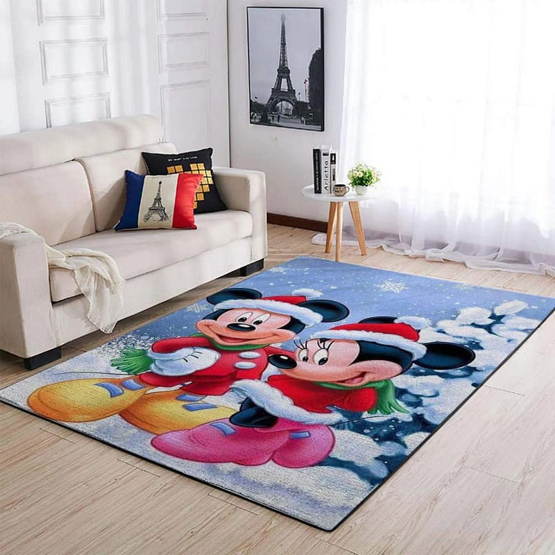 Christmas Disney Movie Minnie & Mickey Mouse Area Limited Edition Amazon Best Seller Sku 263732 Rug