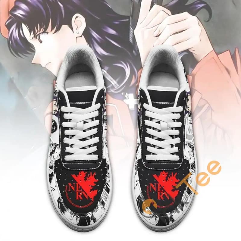 Evangelion Misato Katsuragi Neon Genesis Evangelion Amazon Nike Air Force Shoes